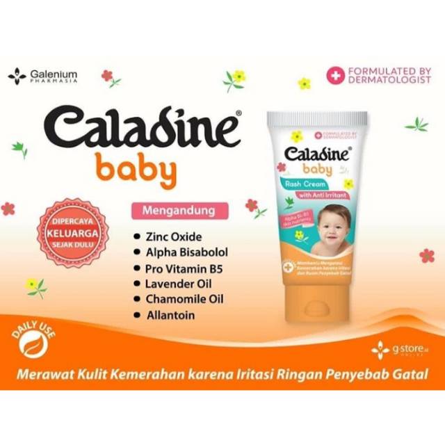 caladine baby rash cream