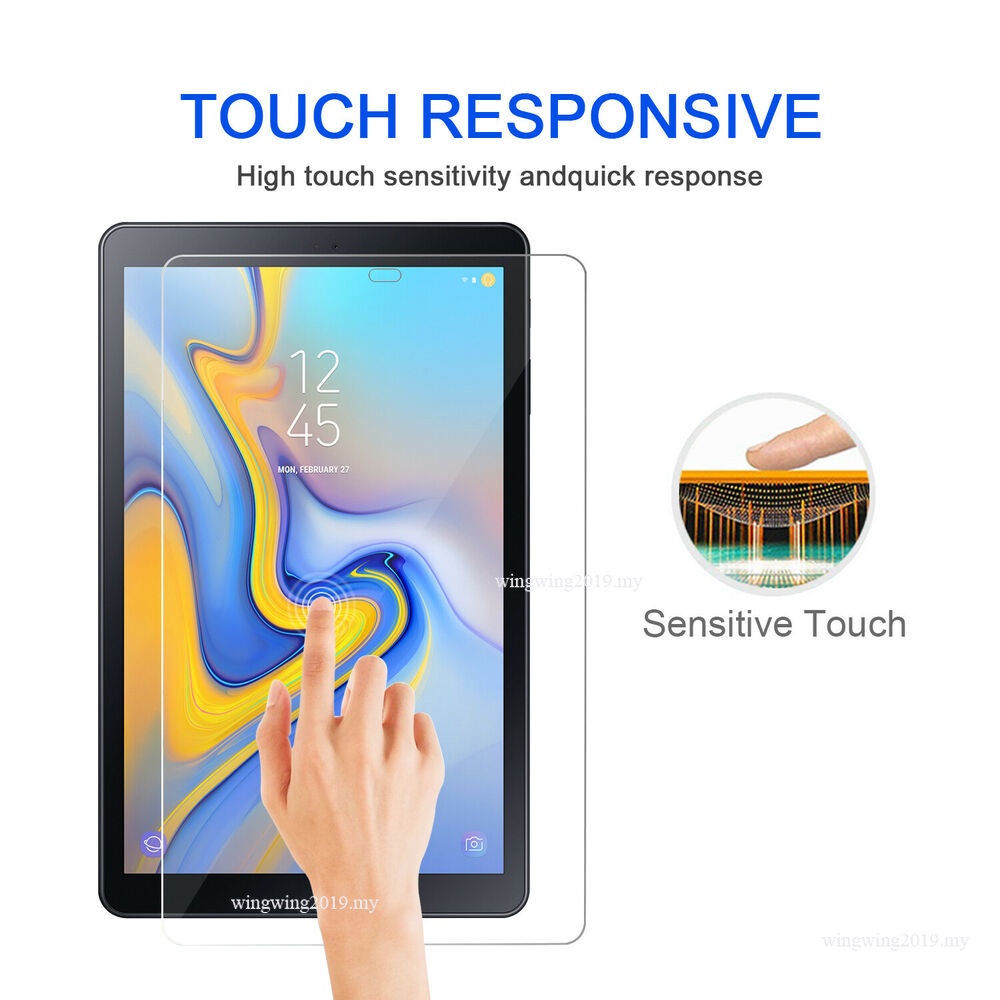 Pelindung Layar Tempered Glass 9H Anti Gores Untuk Samsung Galaxy Tab A 10.1 &quot;2019 SM-T510 T515 Ultra