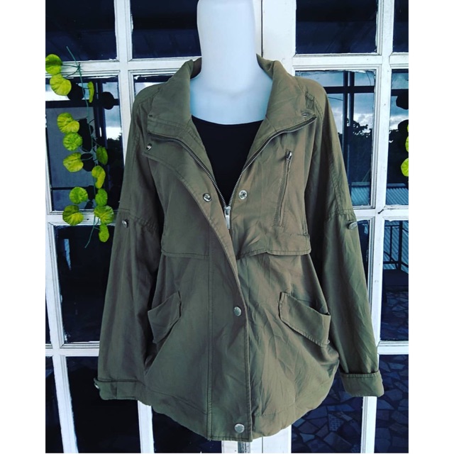 Jaket parka preloved keren / jaket parka bekas / parka jeans army