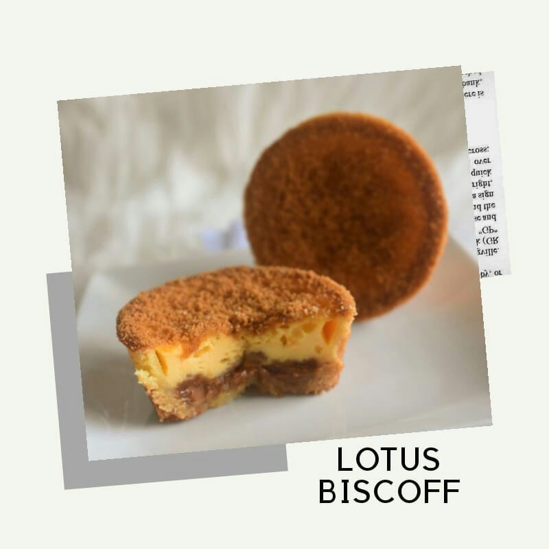 

king egg tart lotus biscoff