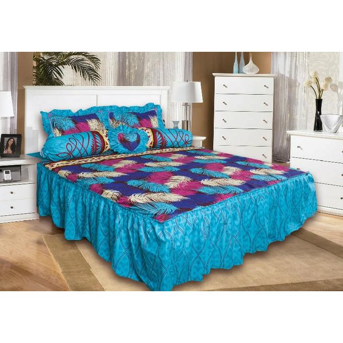 Sprai, Sprei California Rumbai Naraya King 180X200 No.1 Warnawarni ,Kualitas Oke