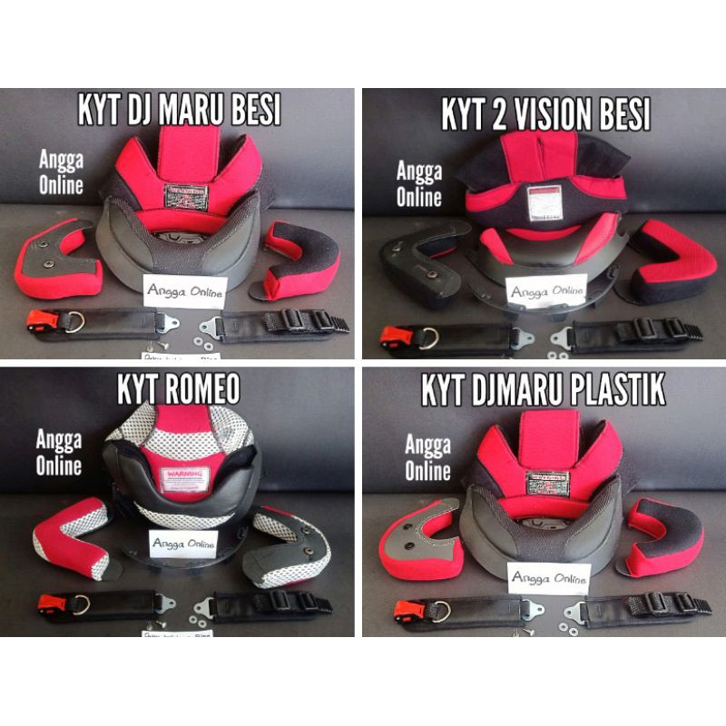 Jual Busa Helm Tali Helm Kyt Djmaru Kancing Besi Kyt Dj Maru Plastik