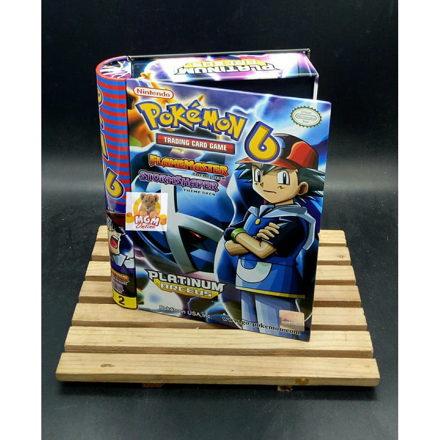 Kartu Remi - Kartu Aikatsu - Kartu Animal Kaiser Kartu Pokemon 6 Kaleng Buku Platinum Arceus Pokemon