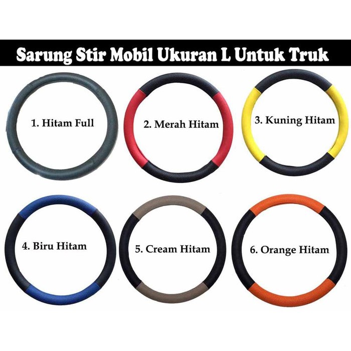 Sarung Stir Mobil Truk - Steer Cover Truck Ukuran L