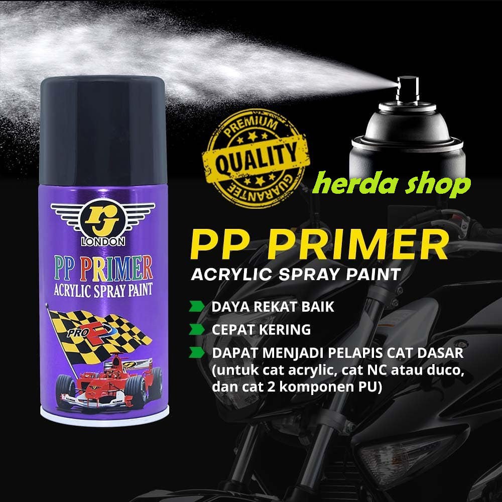 PP Primer RJ pilok pilox dasar cat kulit jeruk cat duco 300cc