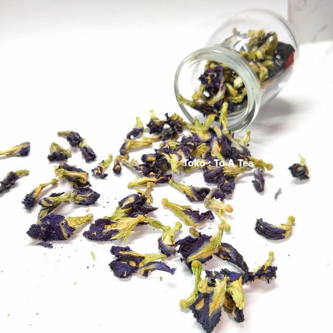 

[[BISA COD]] BUTTERFLY PEA FLOWER/ BUNGA TELANG/ TEH BIRU - 40gr SPECIAL Kode 15