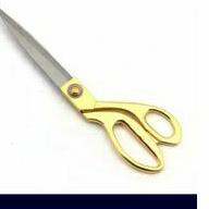 

Gunting Kain dengan gagang emas uk.10.5 inch .,