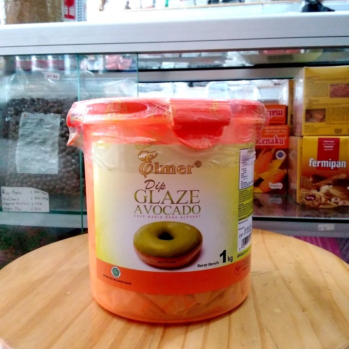 

PROMO GRAB/GOSEND Dip Glaze ELMER Avocado berat bersih 1kg