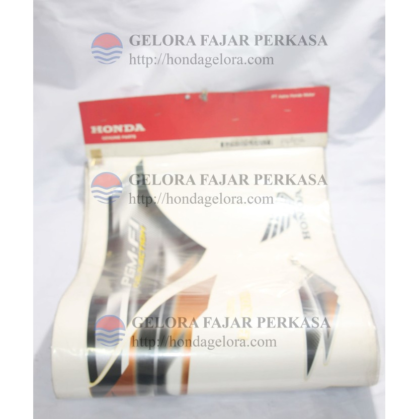 STRIPING SUPRA X 125 / STRIPE ORANGE BLACKL & R - STRIPE ORANGE WHITE L & R - 871X0KTM770ZC