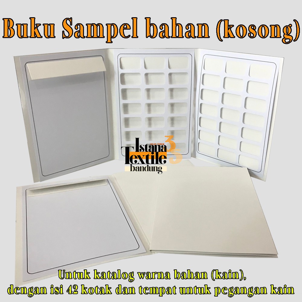 Jual Buku Sampel Sample warna kain ( isi Kosong ) READY STOCK Indonesia