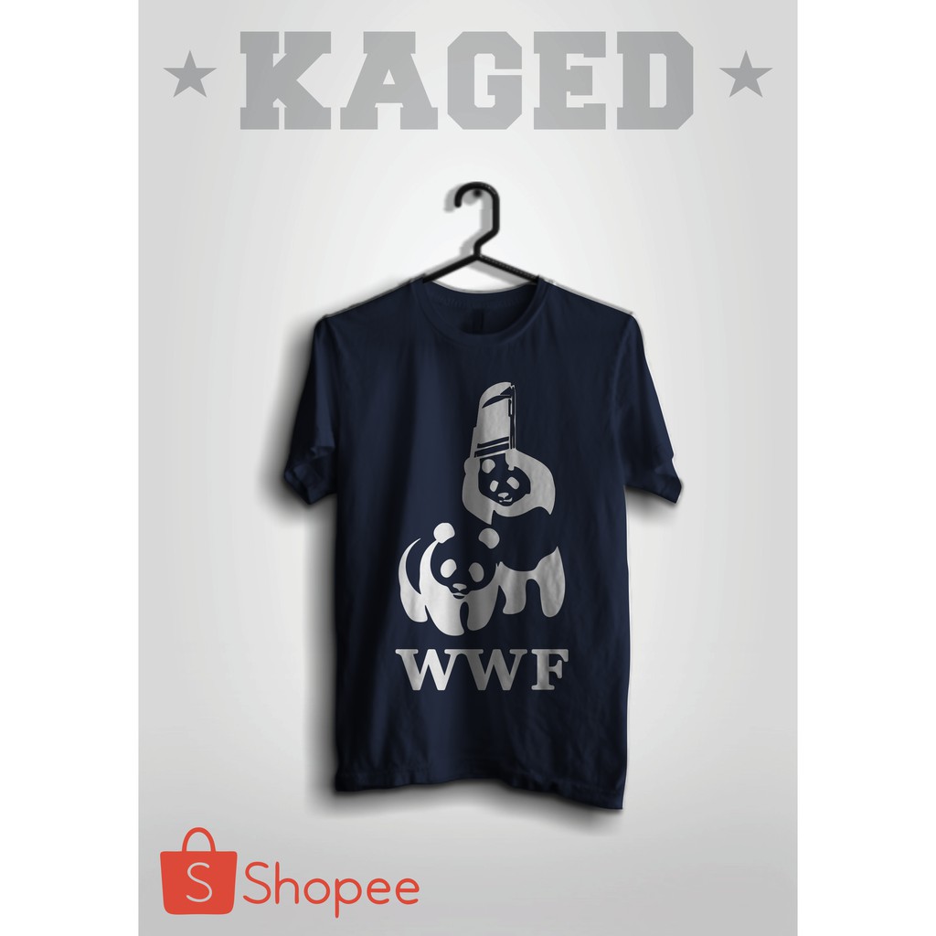 KAOS WWF KAOS PLESETAN WWF KAOS LOGO PLESETAN WWF KAOS LOGO WWF KAOS LUCU #WARNABIRUDONGKER
