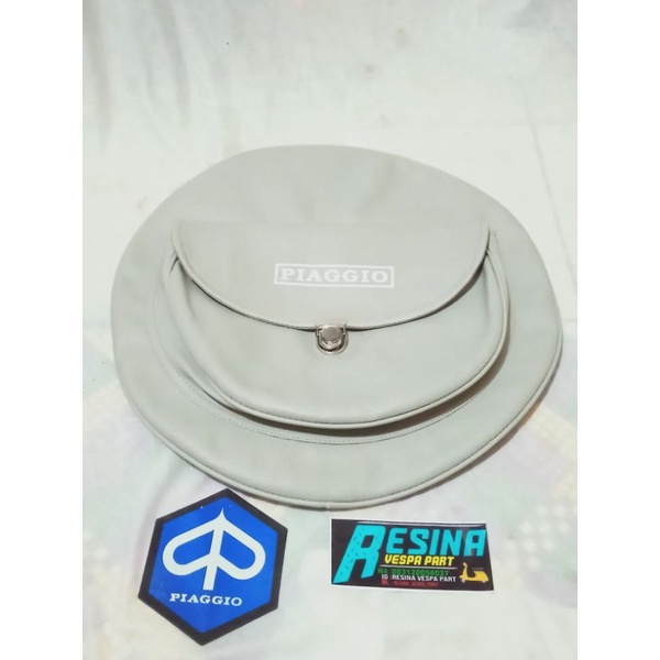 Sarung Ban serep Vespa Super Sprint PS bahan kulit jok virotex tebal seperti mb tec ring 10 dan 8