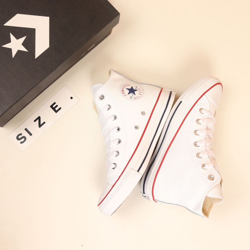 Converse Classics Hi Leather  White