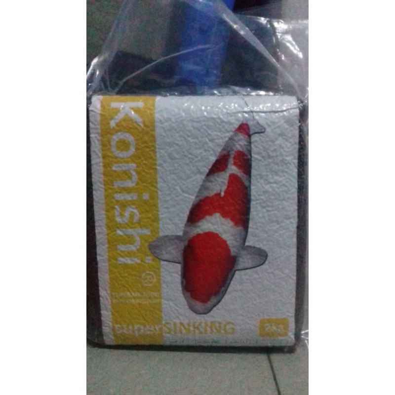 PAKAN IKAN KOI KONISHI SUPER SINKING 2KG SIZE S