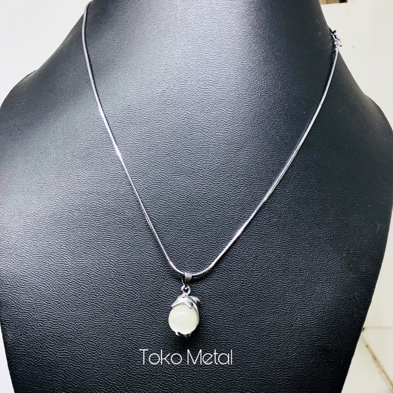 COD✔️ KALUNG RHODIUM + LIONTIN MODEL TERBARU [TOKO METAL]