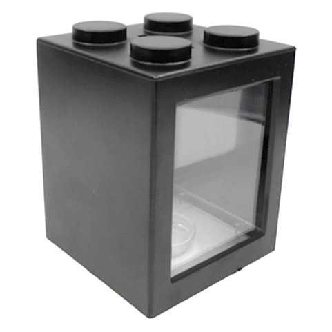 Terlaris AQUARIUM MINI MODEL LEGO SOLITER MINI LED PUTIH TANK SOLITER CUPANG - B 2SISI NON LED Murah