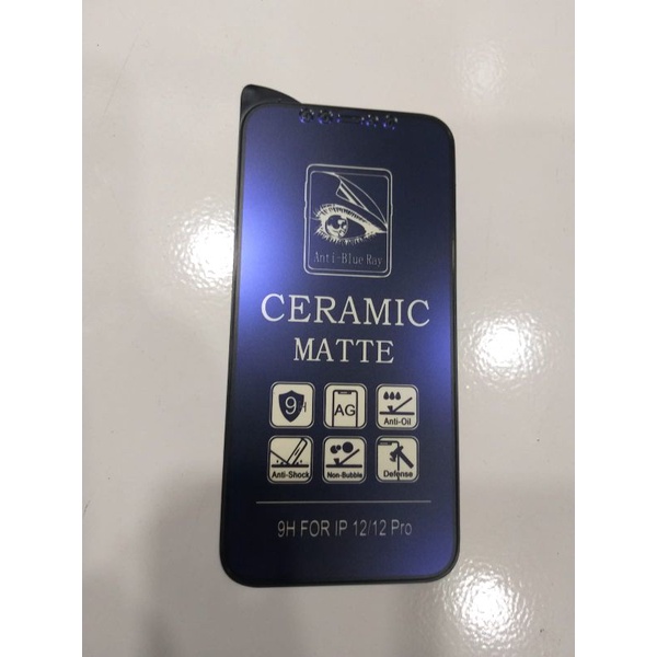 TG anti gores ceramic blue matte iPhone all type