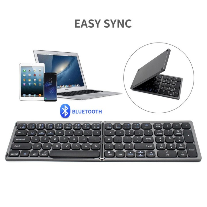 168 FK-328 Folding Bluetooth Wireless Keyboard - Keyboard Lipat Portabel