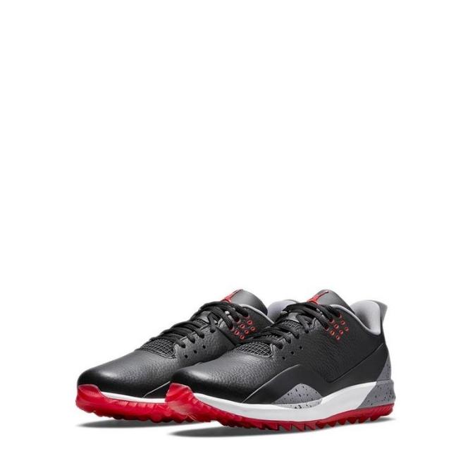 Sepatu NIKE Air Jordan ADG 3 Golf Mens Black/Fire Cement Grey