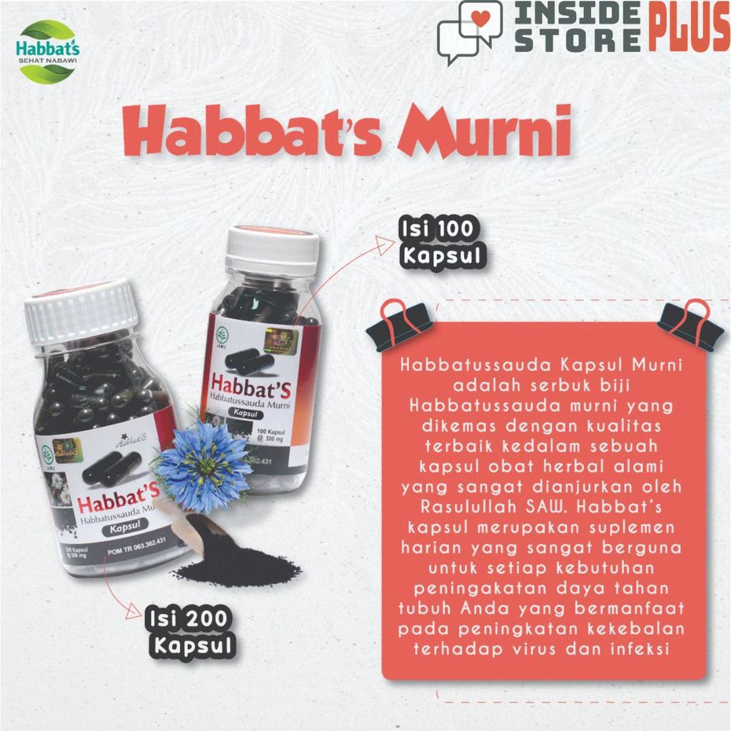 Habbats Kapsul ISI 200 Kapsul