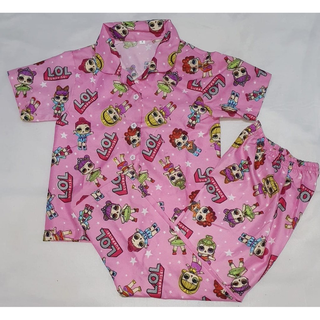 PIYAMA ANAK / PAKAIAN TIDUR / PAJAMAS / SETELAN ANAK SIZE 8 / 10 / 12 (6-12 thn)