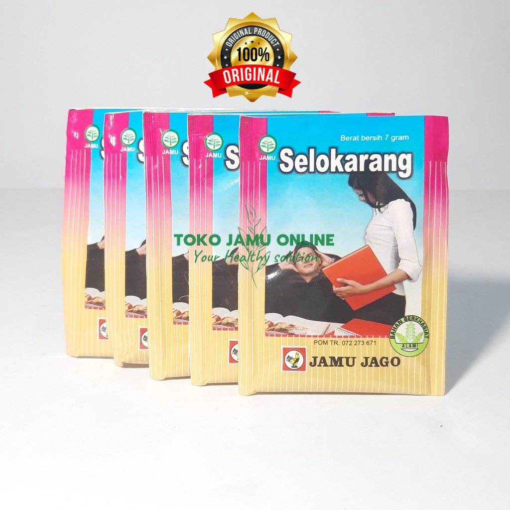 

Jamu Demam Selokarang Jago - Membantu Meredakan Gejala Demam (Isi 10 Sachet)