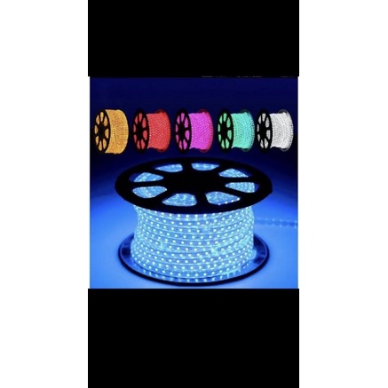 LAMPU LED STRIP SELANG 5050 SMD AC 220V METERAN (1M-100M) OUTDOOR AND INDOOR