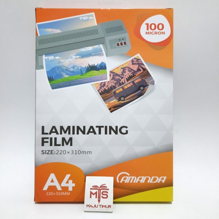 

Termurah Plastik Laminating / Laminating Film Amanda A4 100 Micron