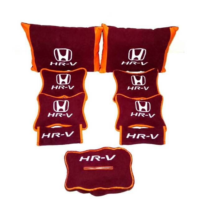 Bantal Aksesoris mobil Honda HRV Maroon