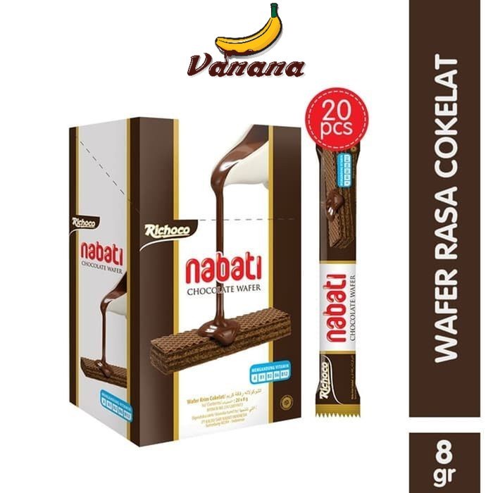 

RICHOCO NABATI WAFER COKELAT 500 / NABATI WAFER COKELAT 1 PACK