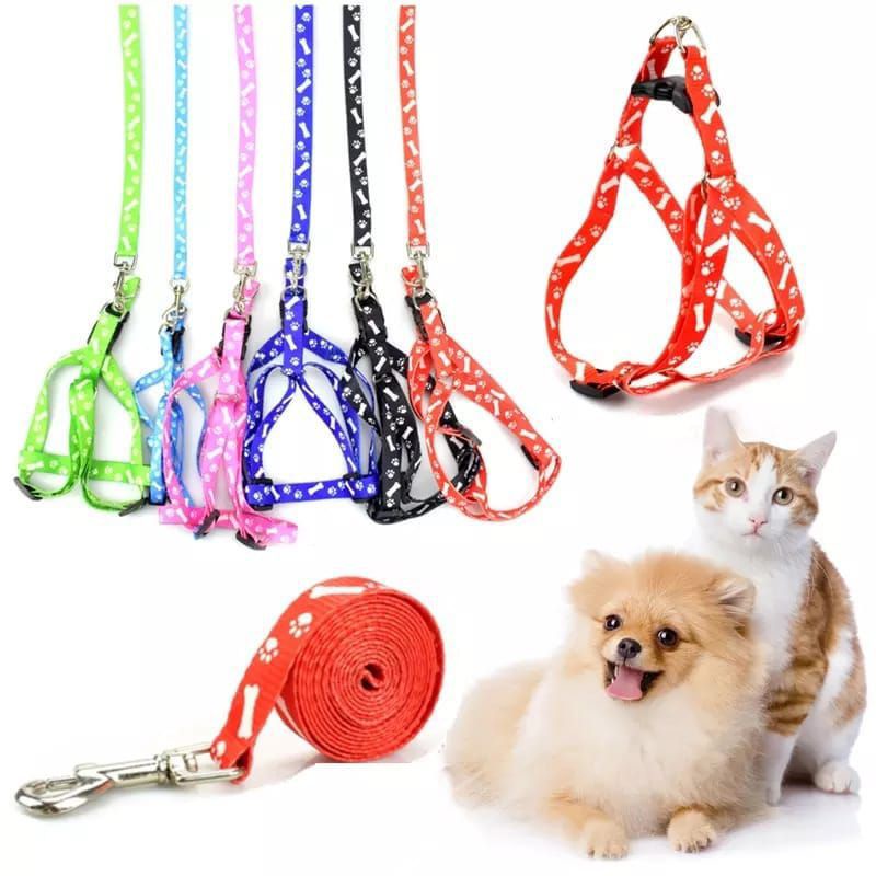 TALI TUNTUN HARNESS KUCING ANJING MODEL Y