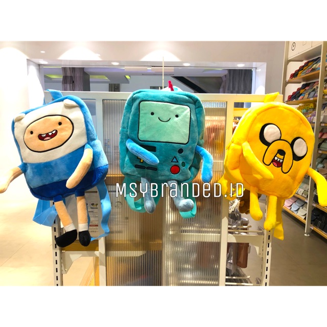BACKPACK ADVENTURE TIME / TAS RANSEL MINISO TAS PUNGGUNG JAKE BMO FINN