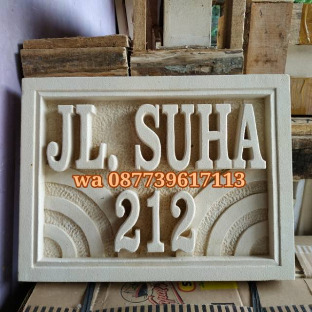 ornamen relief hiasan batu ukir