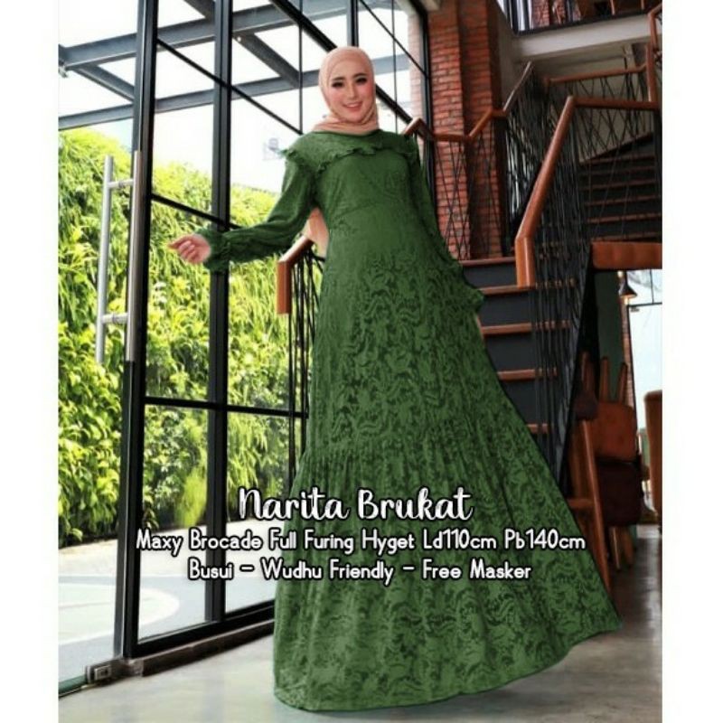 NARITA BRUKAT/ GAMIS BRUKAT MODEL TERBARU