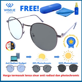 Kacamata Anti Radiasi 3in1 Photocromic antiradiasi Sinar