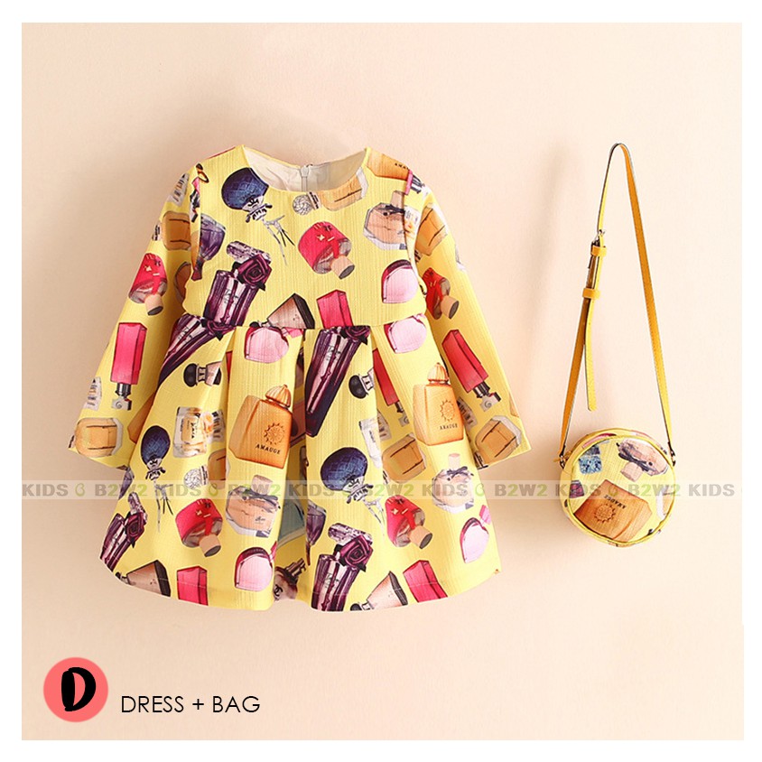 BW DRESS ANAK LONG BONUS BAG TEEN