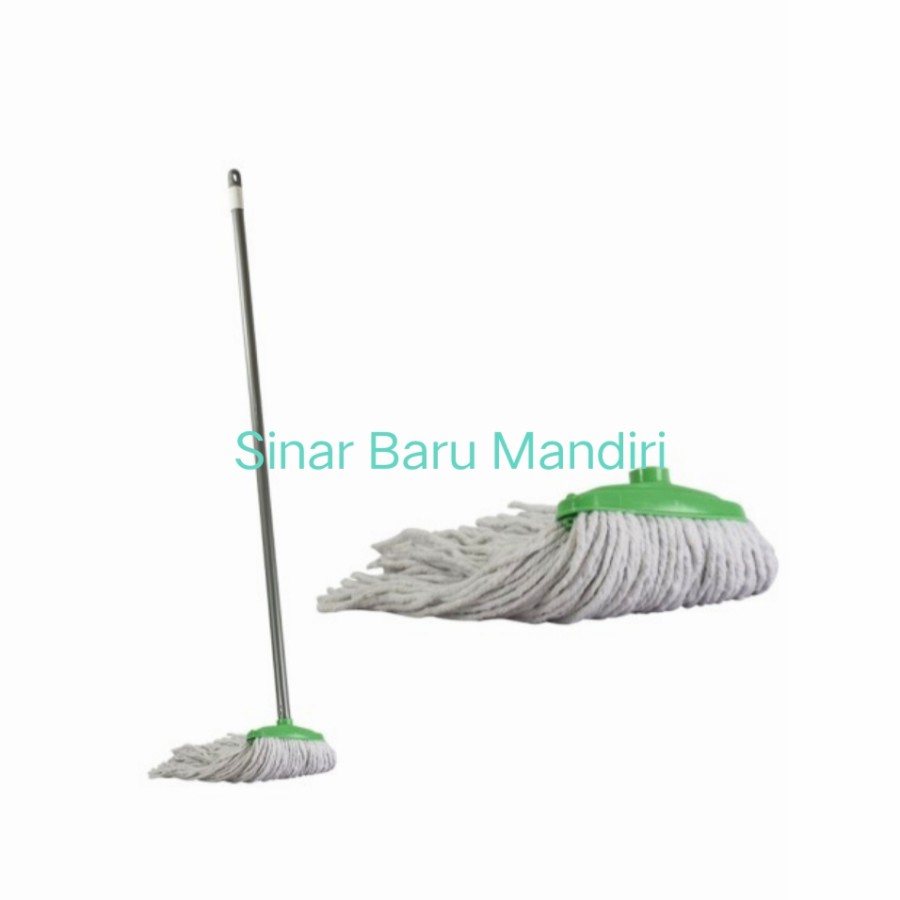 HAWAII Alat Pel Lantai / SQUARE COTTON MOP (L) GG Metal 7084 GG