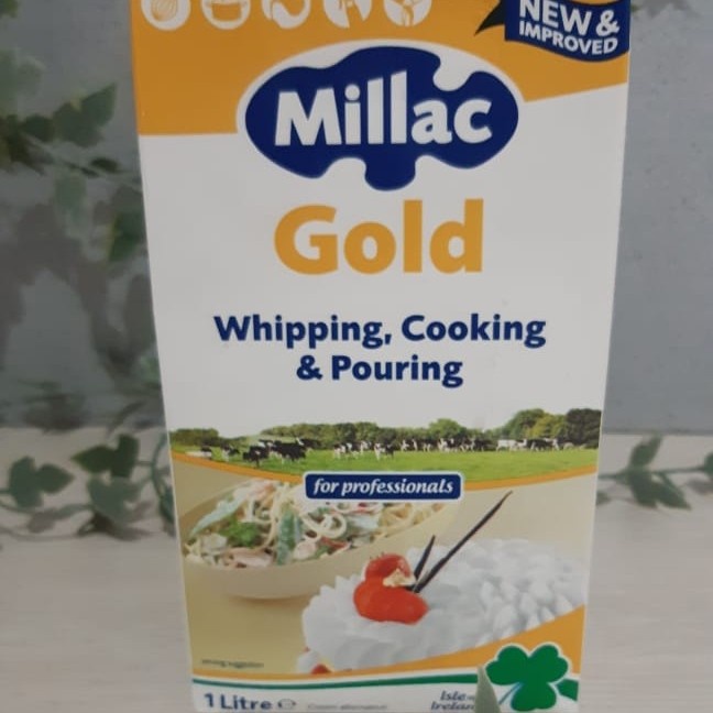 

Krim- Whipping Cream Millac Gold 1Ltr -Krim.