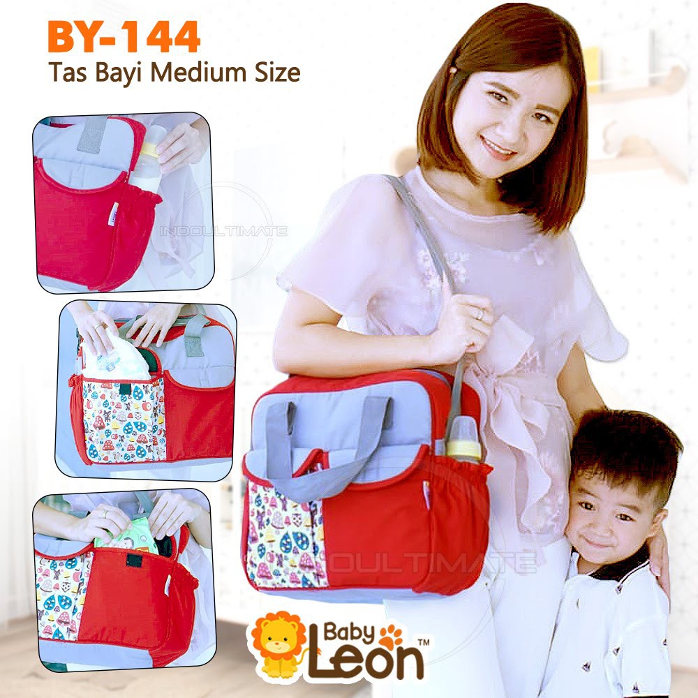 Tas Bayi BABY LEON (JUMBO &amp; SMALL) Tas Popok Bayi Tas Perlengkapan Bayi Tas Diaper Bayi SNBY BY-122