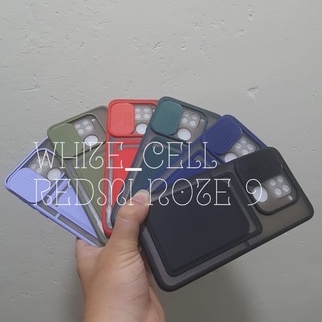 Xiaomi Redmi Note 9 Slide Case Protection Camera Matte Candy Soft Case