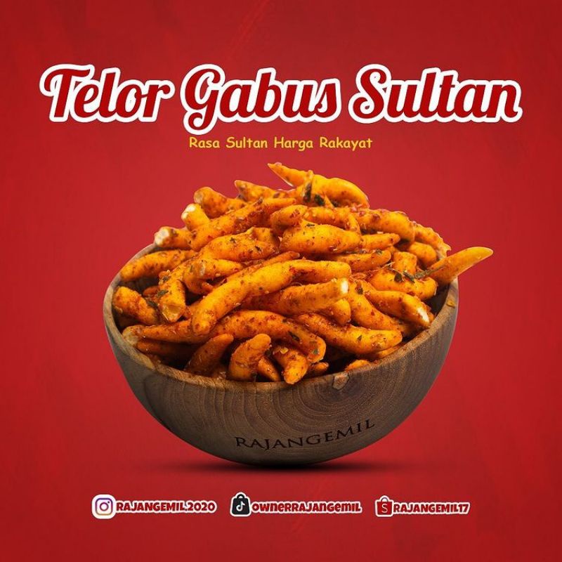 

TELOR Gulung SULTAN dari RAJA NGEMIL 250Gr, 500Gr, 1kg