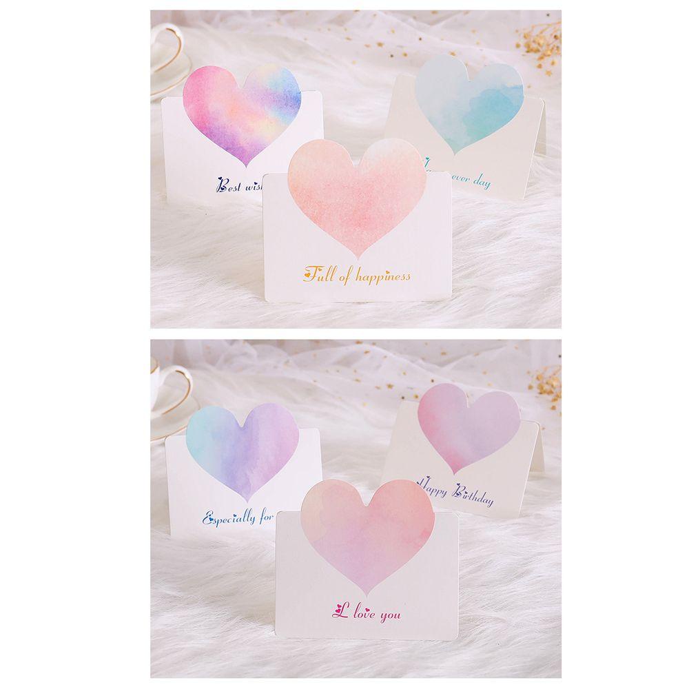 R-flower 5PCS Thank You Card Kartu Ucapan Terima Kasih Kosong Untuk Usaha Kecil Thanks Greeting Card