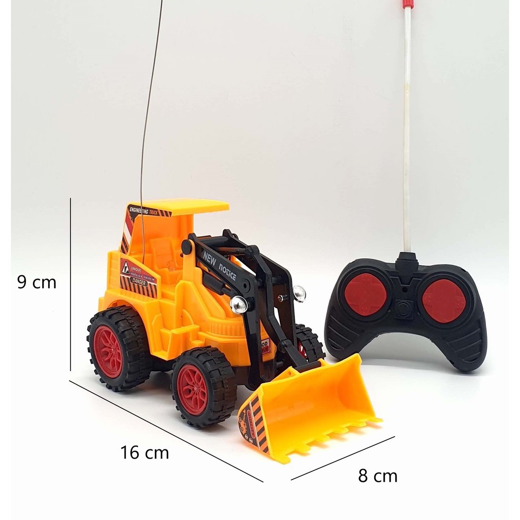 Mainan Remote Control RC Alat Berat Excavator / Bulldozer Mini