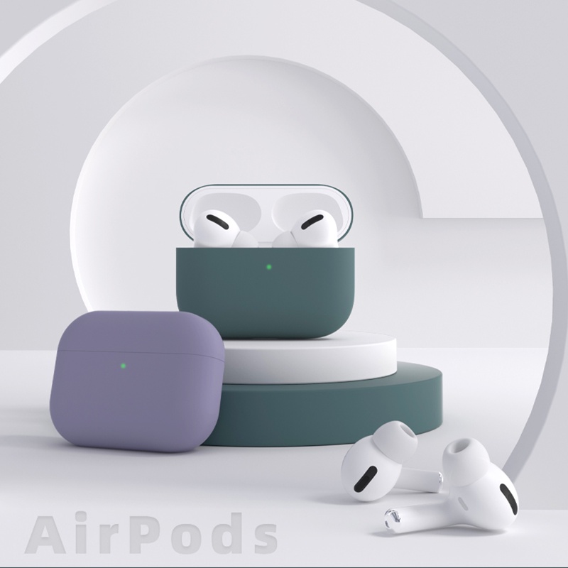 Case Pelindung Bahan Silikon Untuk AirPods 1 2 3 Pro