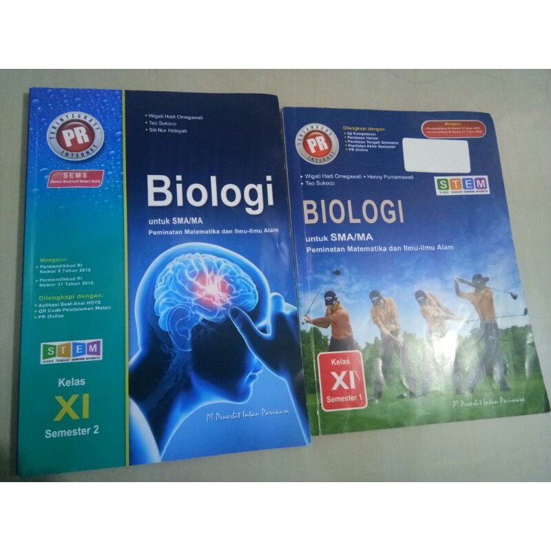 LKS BIOLOGI semester 1 & 2 intan pariwara kelas 11 SMA [ BEKAS ]