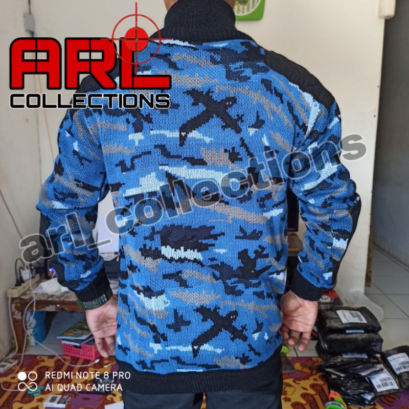 SWEATER RAJUT ARMY LORENG AU (ANGKATAN UDARA)/SWETER ARMY PRIA DAN WANITA