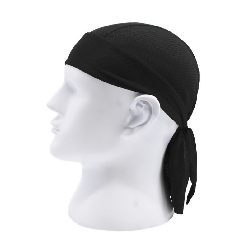 Sports Headband Bandana Olahraga Kain sutra es bermutu tinggi Cepat Kering Bersepeda Luar Ruangan Topi Bajak Laut Gaya Hiphop