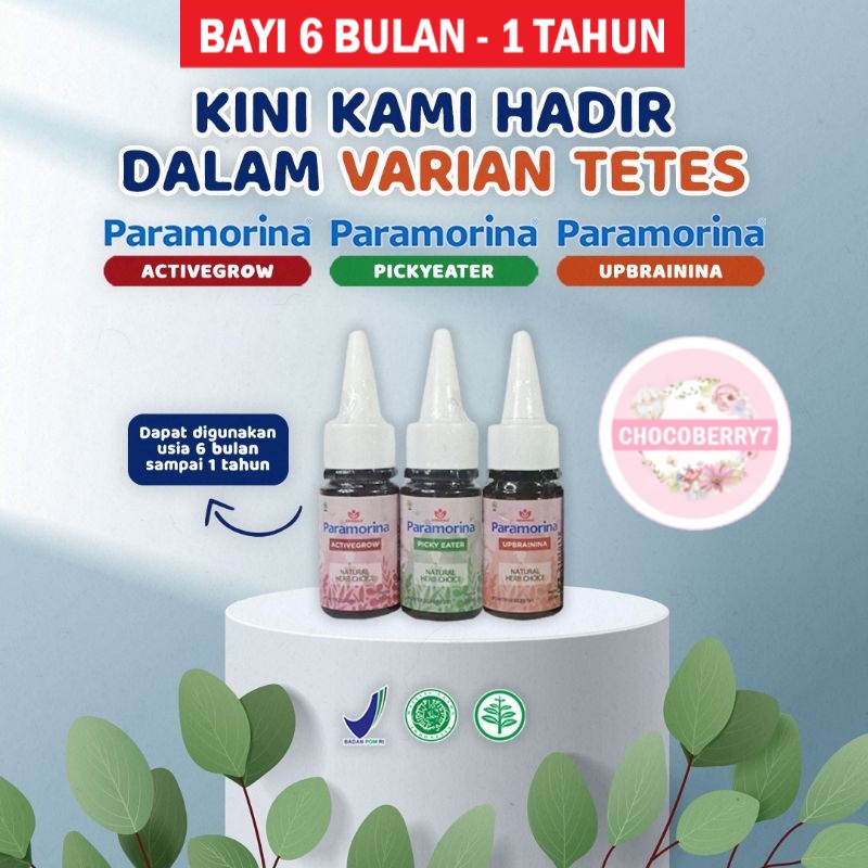 Paramorina Madu Tetes / Drop Herbal untuk Bayi  6 Bulan s/d 1 Tahun isi 30ml Vitabumin Madu Anak