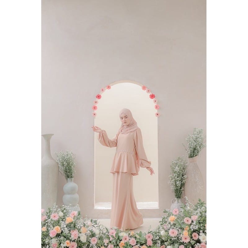 (DBY) GAMIS XIOLY DAILY BUSUI WANITA DRESS MOSCREPE PREMIUM