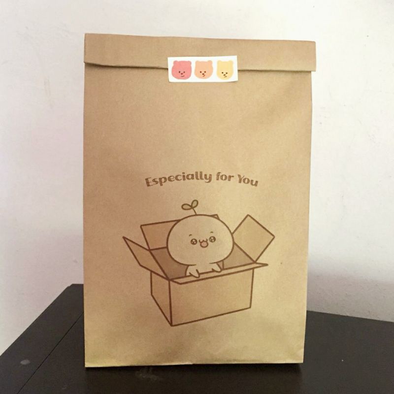 

[ , ] Packaging Amplop/ Paper bag/ Kantong Kertas Putih dan Coklat Motif